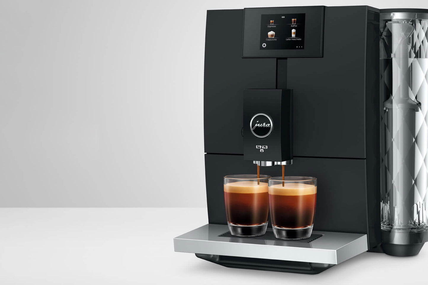 JURA ENA 8 15510 Black Bean-to-Cup Coffee Machine