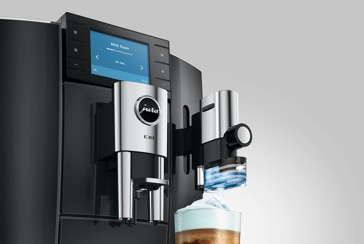 JURA E10 15855 Black Bean-to-Cup Coffee Machine
