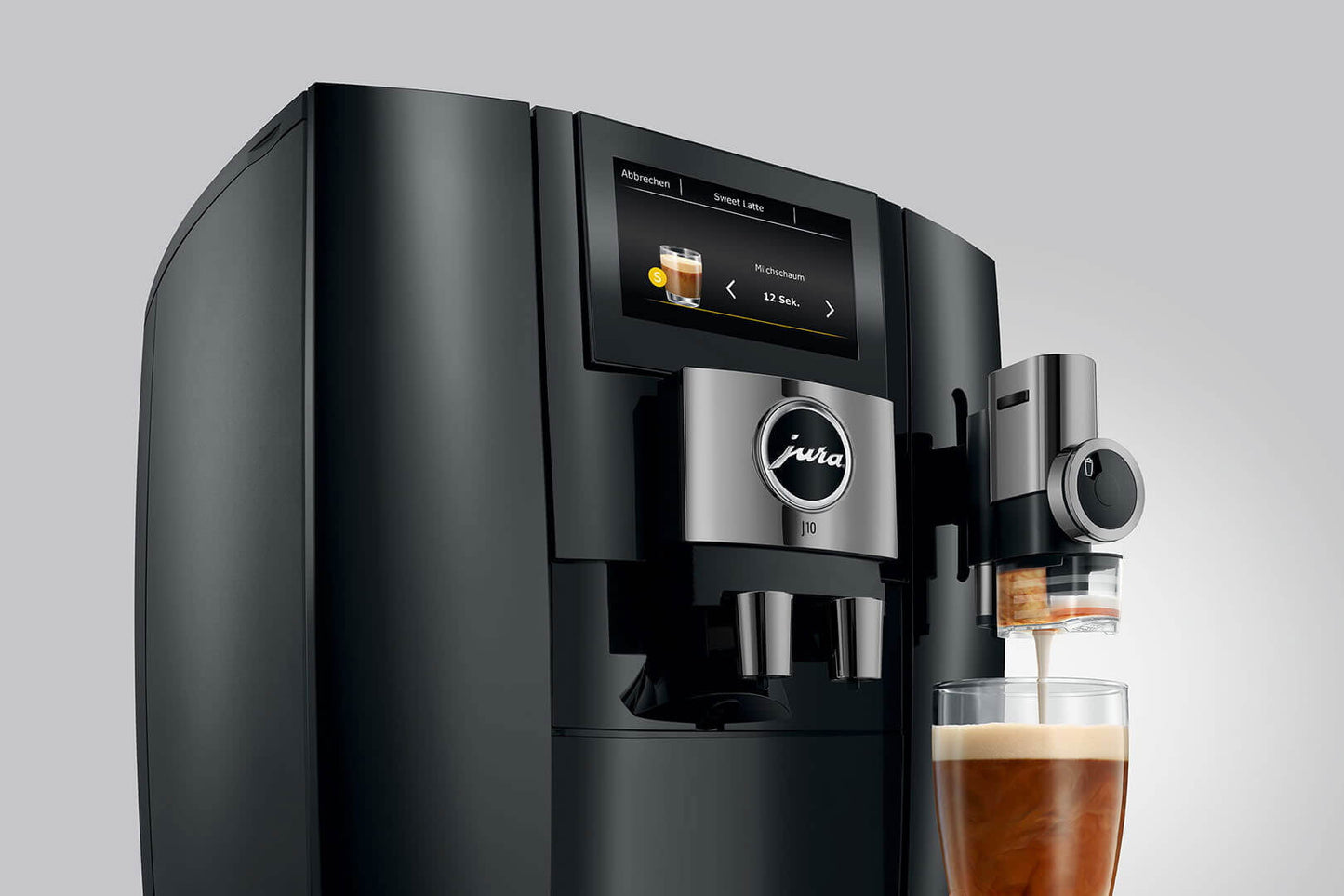 JURA J10 15664 Diamond Black Bean-to-Cup Coffee Machine