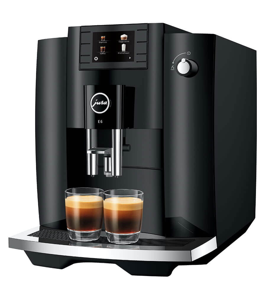 JURA E6 15511 Black Bean-to-Cup Coffee Machine –