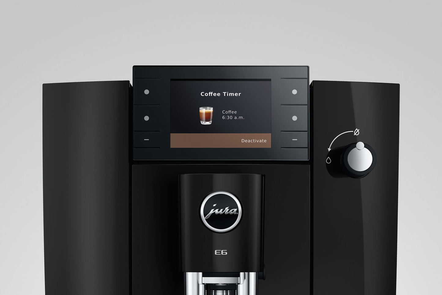 JURA E6 15805 Piano Black Bean-to-Cup Coffee Machine
