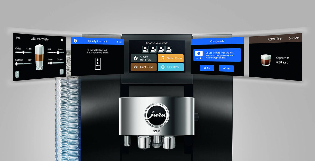 JURA Z10 15703 Aluminium Black Bean-to-Cup Coffee Machine