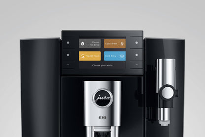 JURA E10 15855 Black Bean-to-Cup Coffee Machine