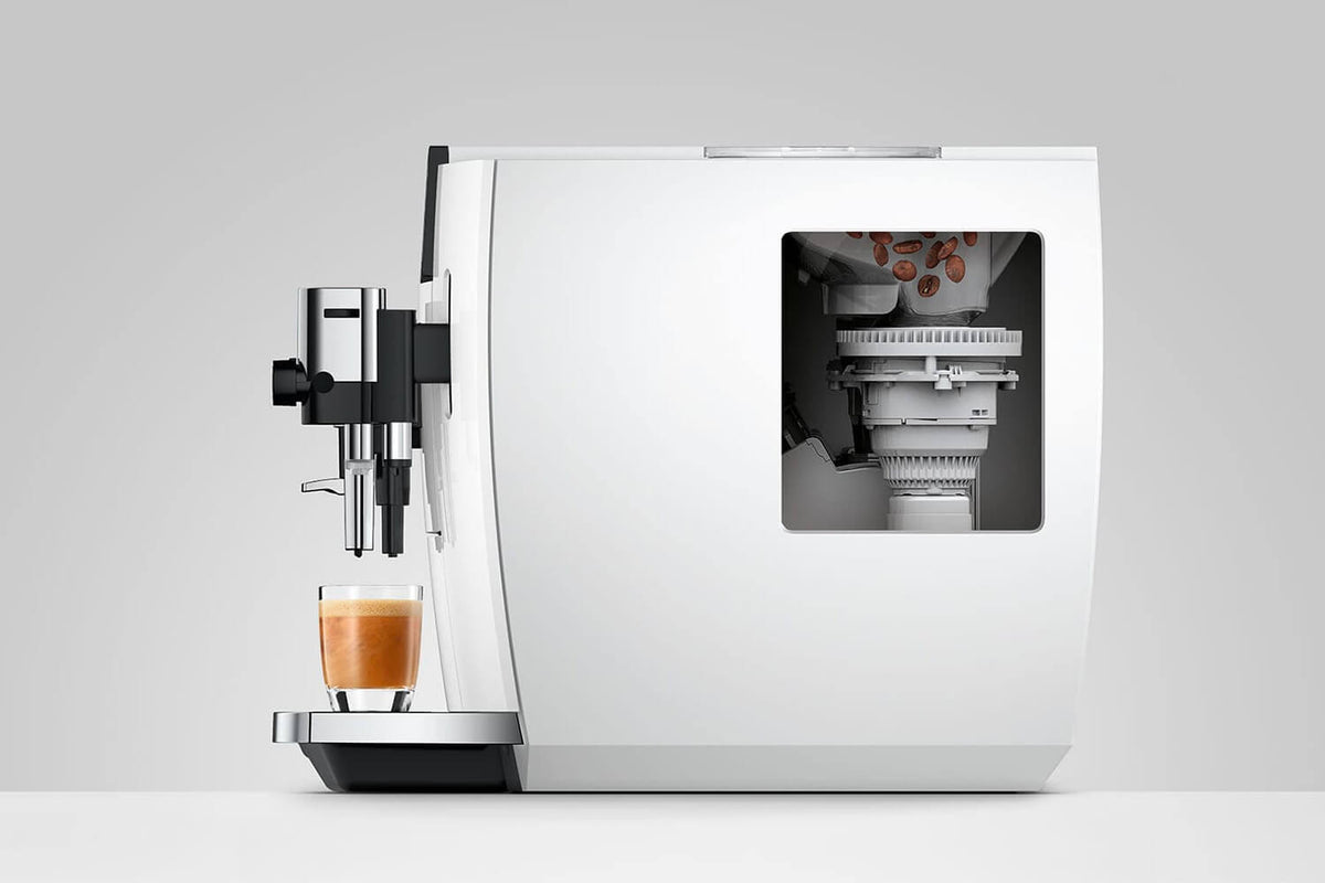 JURA E8 15841 Piano White Bean-to-Cup Coffee Machine