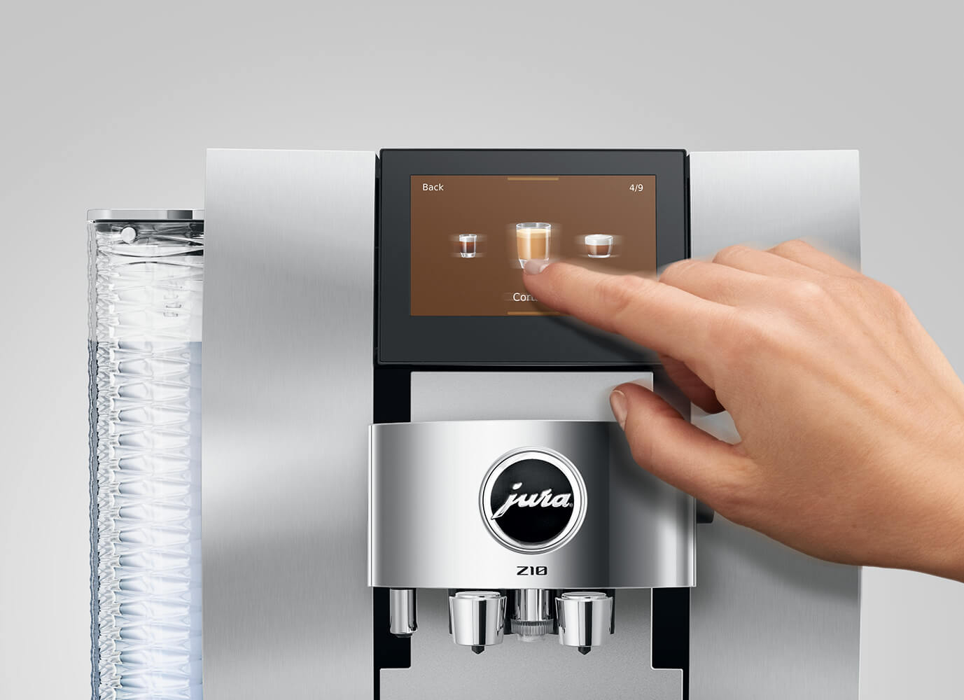 JURA Z10 15613 Aluminium White Bean-to-Cup Coffee Machine