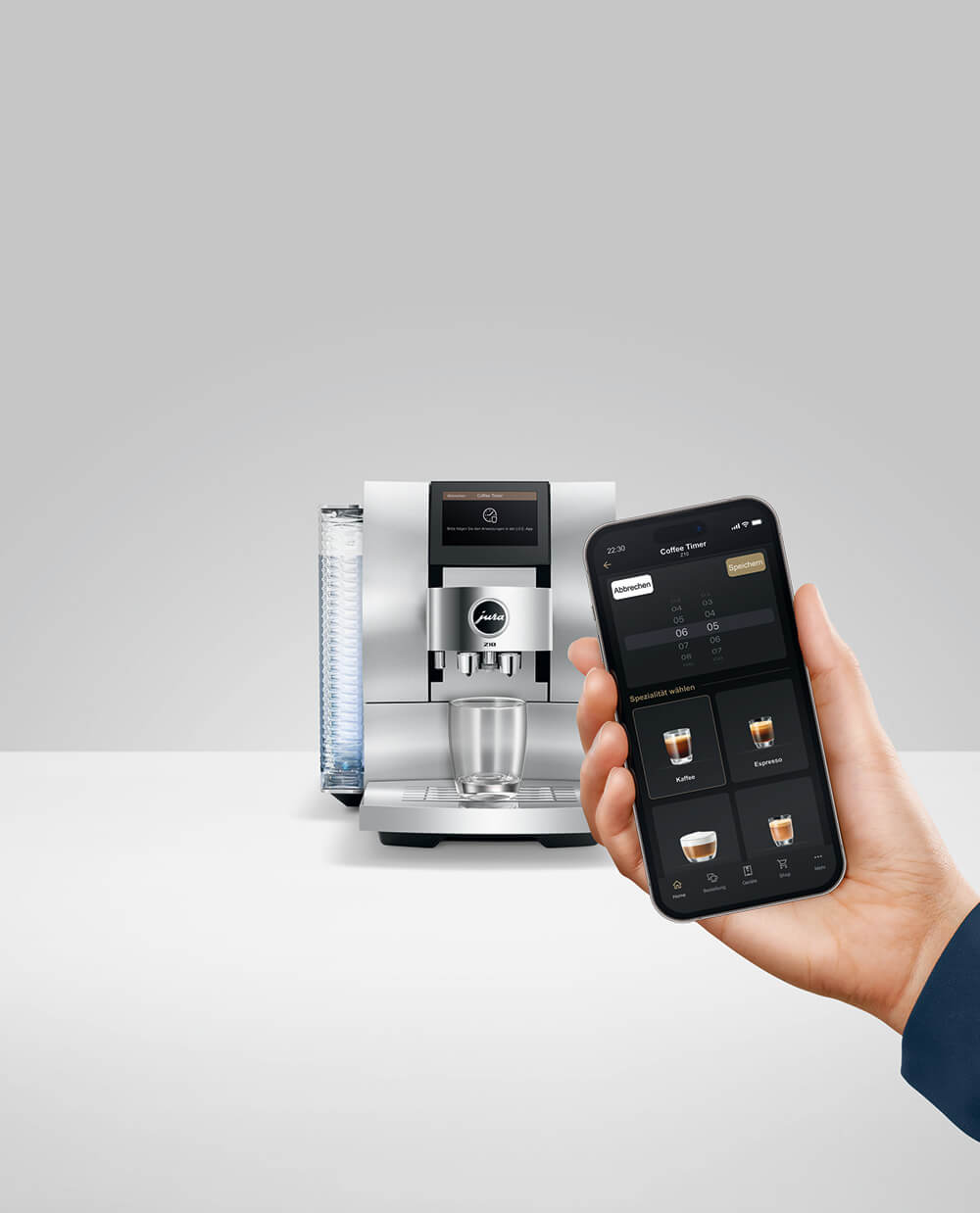 JURA Z10 15613 Aluminium White Bean-to-Cup Coffee Machine