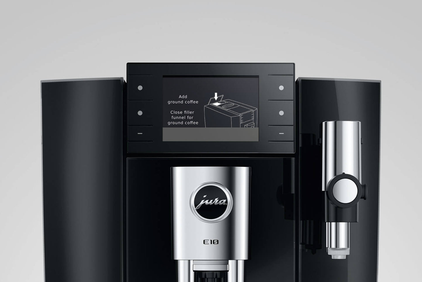 JURA E10 15855 Black Bean-to-Cup Coffee Machine