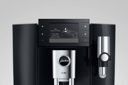 JURA E10 15855 Black Bean-to-Cup Coffee Machine