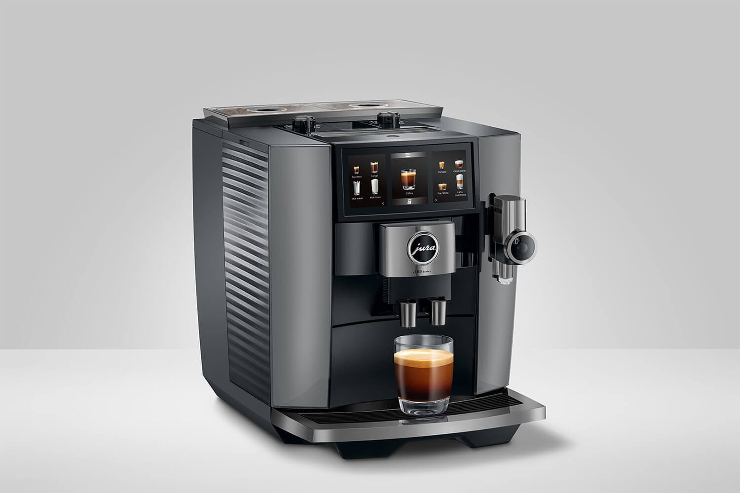 JURA J10 Twin 15723 Diamond Onyx Bean-to-Cup Coffee Machine