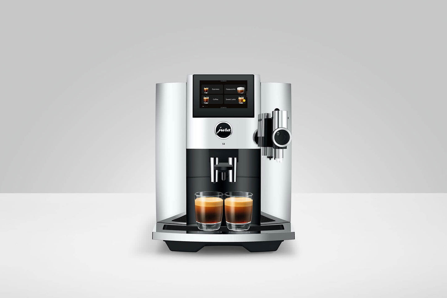 JURA S8 15651 Chrome Bean-to-Cup Coffee Machine