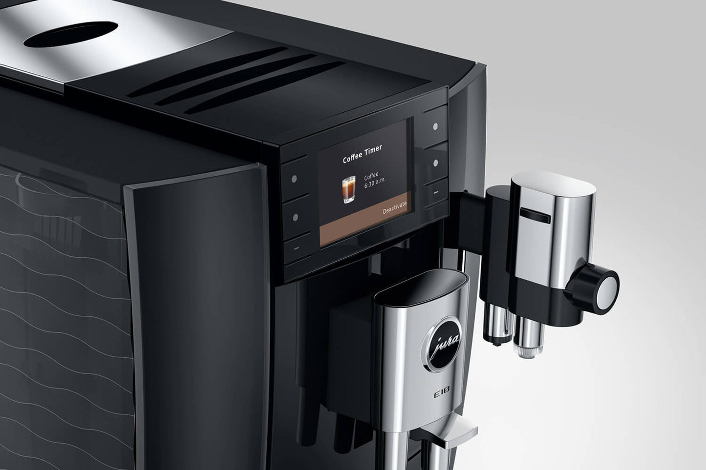 JURA E10 15855 Black Bean-to-Cup Coffee Machine
