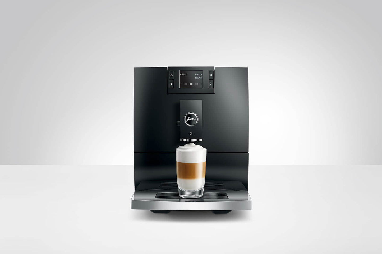 JURA C8 15690 Piano Black Bean-to-Cup Coffee Machine