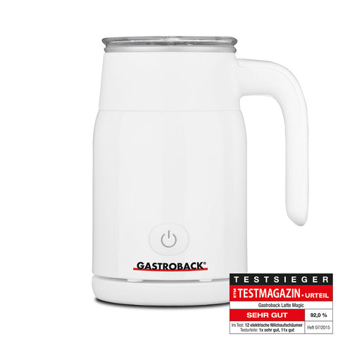 Gastroback Latte Magic Milk Frother - White