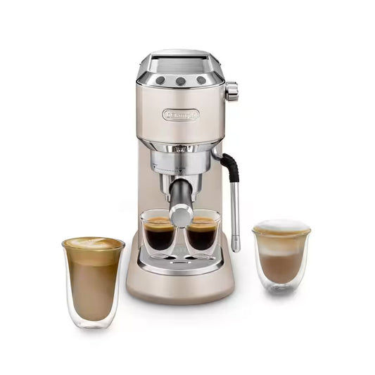 De'Longhi Dedica Arte EC885.BG Manual Espresso Coffee Machine - Beige