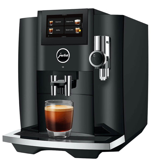 JURA S8 15482 Black Bean-to-Cup Coffee Machine