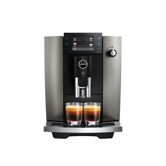 JURA E6 15854 Dark Inox  Bean-to-Cup Coffee Machine