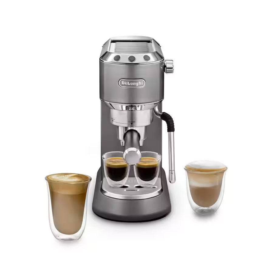 De'Longhi Dedica Arte EC885.GY Manual Espresso Coffee Machine - Grey