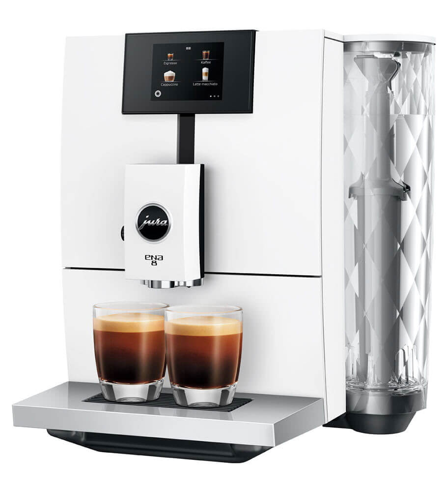 JURA ENA 8 15509 White Bean-to-Cup Coffee Machine