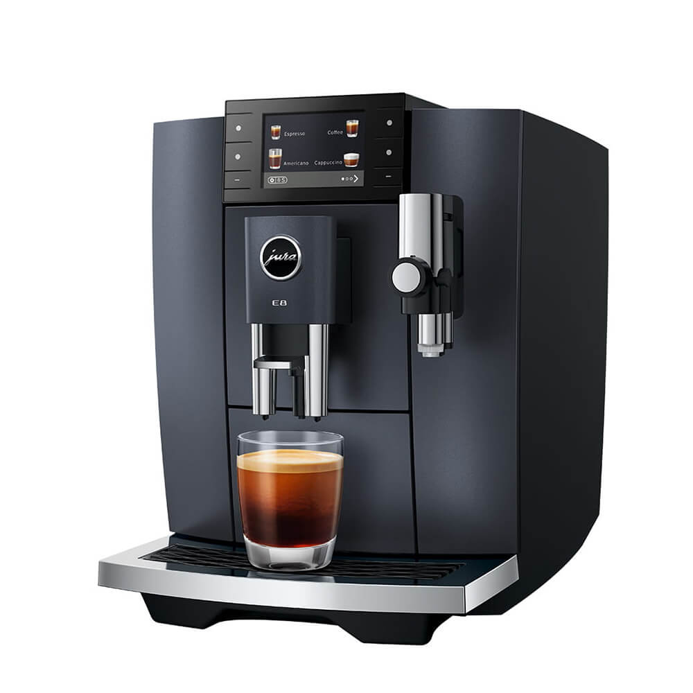 JURA E8 15840 Cosmic Black Bean-to-Cup Coffee Machine