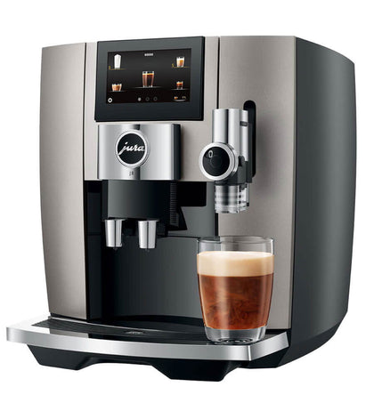 JURA J8 15556 Midnight Silver Bean-to-Cup Coffee Machine