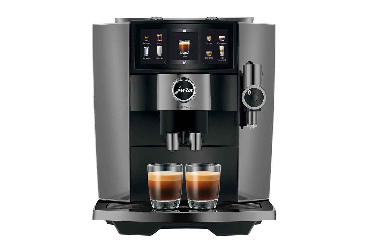 JURA J10 Twin 15723 Diamond Onyx Bean-to-Cup Coffee Machine