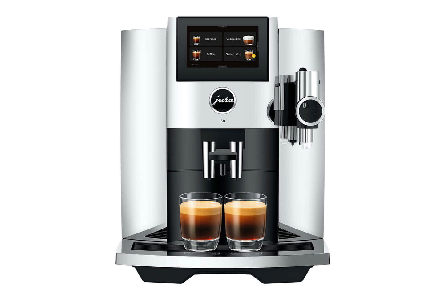 JURA S8 15651 Chrome Bean-to-Cup Coffee Machine