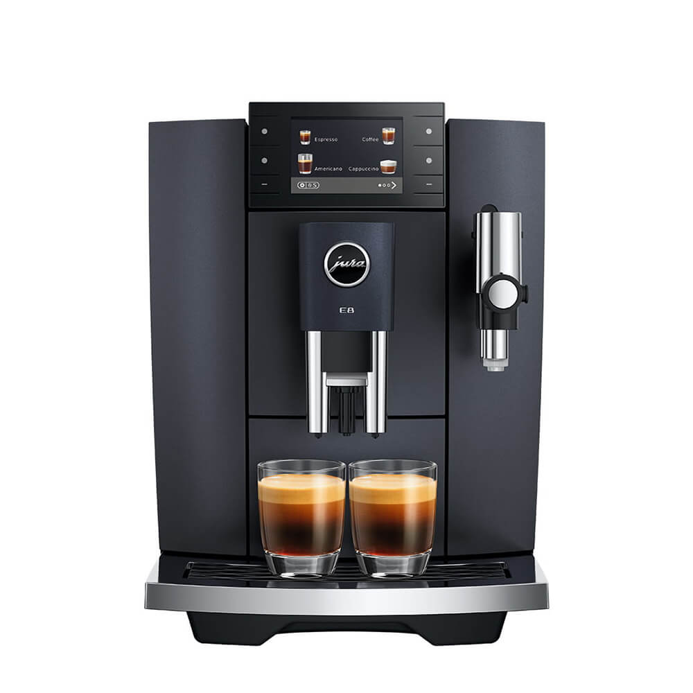 JURA E8 15840 Cosmic Black Bean-to-Cup Coffee Machine
