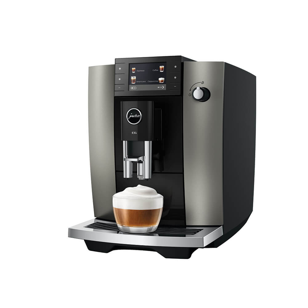 JURA E6 15854 Dark Inox  Bean-to-Cup Coffee Machine