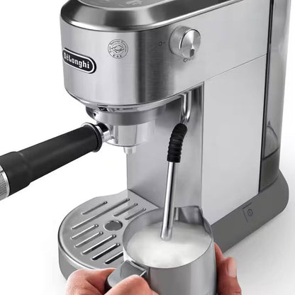 De'Longhi Dedica Duo EC890.M Manual Espresso Coffee Machine - Silver