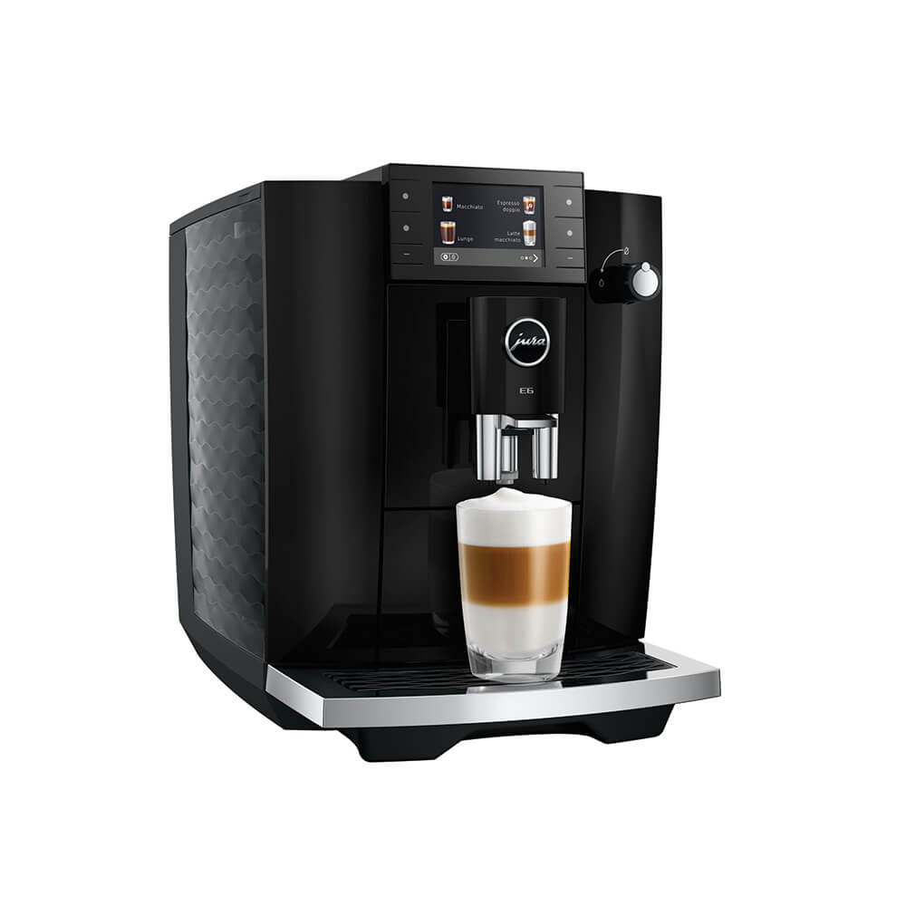 JURA E6 15805 Piano Black Bean-to-Cup Coffee Machine