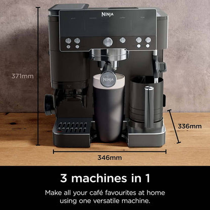 Ninja Luxe Café Premier Espresso Machine ES601UKBK - Black