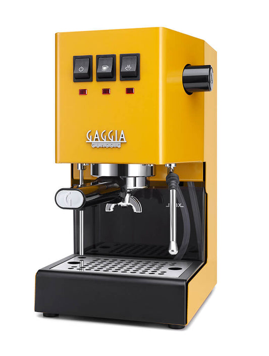 Gaggia Classic E24 Sunshine Yellow Espresso Machine