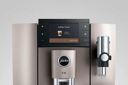 JURA E8 15721 Midnight Silver Bean-to-Cup Coffee Machine