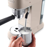 De'Longhi Dedica Arte EC885.BG Manual Espresso Coffee Machine - Beige