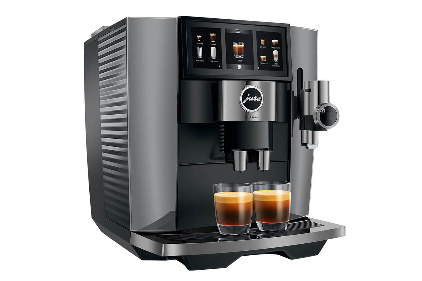 JURA J10 Twin 15723 Diamond Onyx Bean-to-Cup Coffee Machine