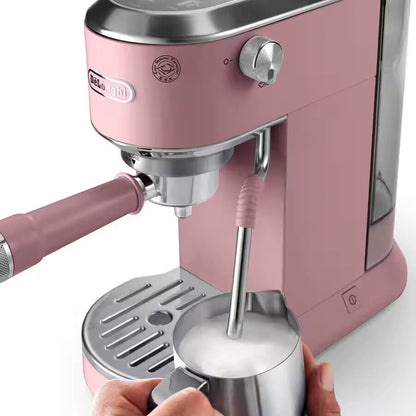 De'Longhi Dedica Duo EC890.PK Manual Espresso Coffee Machine - Pink