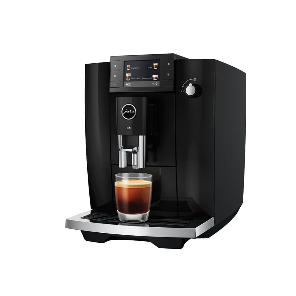 JURA E6 15805 Piano Black Bean-to-Cup Coffee Machine