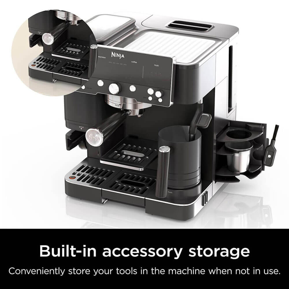 Ninja Luxe Café Premier Espresso Machine ES601UKBK - Black