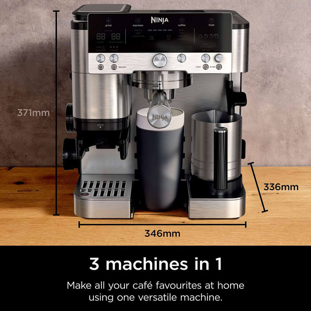 Ninja Luxe Café Premier Espresso Machine ES601UK - Silver