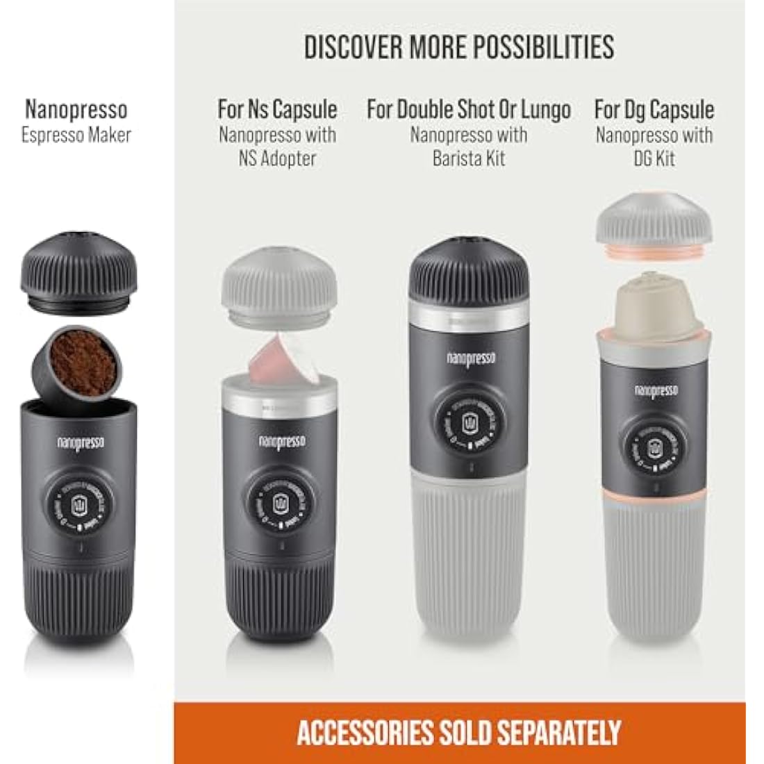 Wacaco Nanopresso Portable Espresso Maker