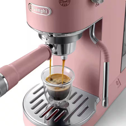 De'Longhi Dedica Duo EC890.PK Manual Espresso Coffee Machine - Pink