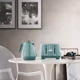 De'Longhi 1.7L Ballerina Kettle Laguna Green
