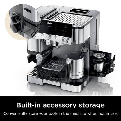 Ninja Luxe Café Premier Espresso Machine ES601UK - Silver