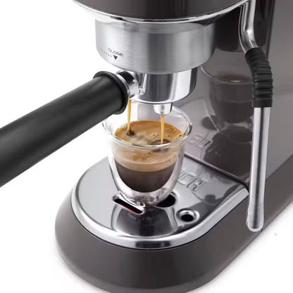 De'Longhi Dedica Arte EC885.GY Manual Espresso Coffee Machine - Grey