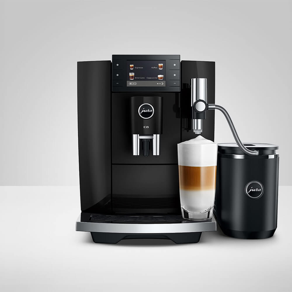 JURA E8 15842 Piano Black Bean-to-Cup Coffee Machine