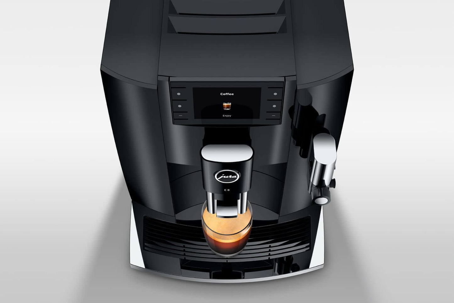 JURA E8 15661 Piano Black Bean-to-Cup Coffee Machine