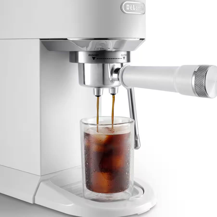 De'Longhi Dedica Duo EC890.WI Manual Espresso Coffee Machine - White
