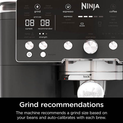 Ninja Luxe Café Premier Espresso Machine ES601UKBK - Black
