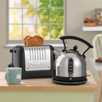 Dualit Lite 2L Black Dome Cordless Kettle with Window