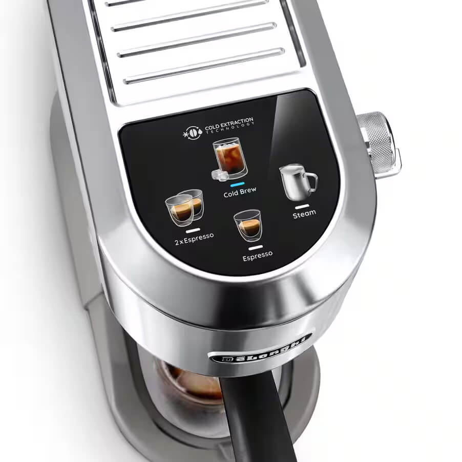 De'Longhi Dedica Duo EC890.M Manual Espresso Coffee Machine - Silver